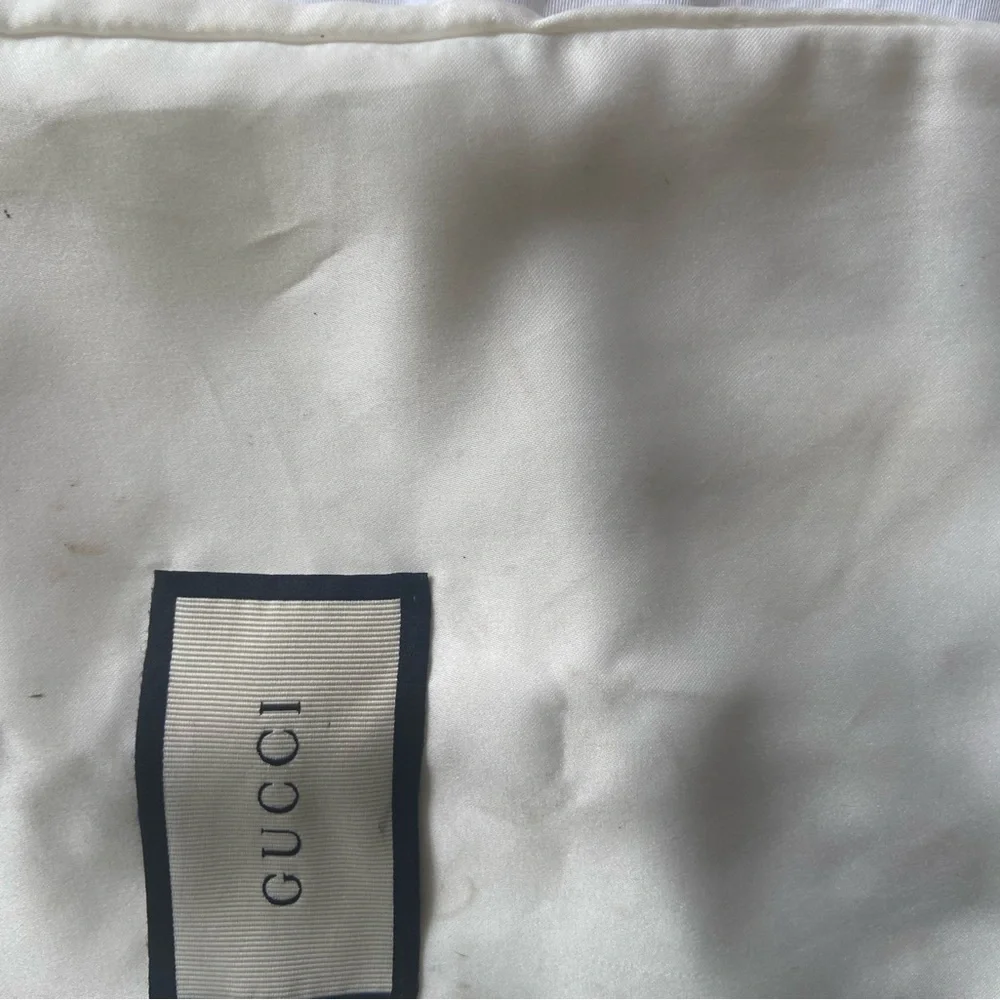 Gucci Ivory Bag with Black Trim